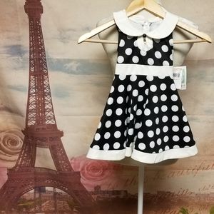 ⭐️ Bonnie Jean polka dot dress